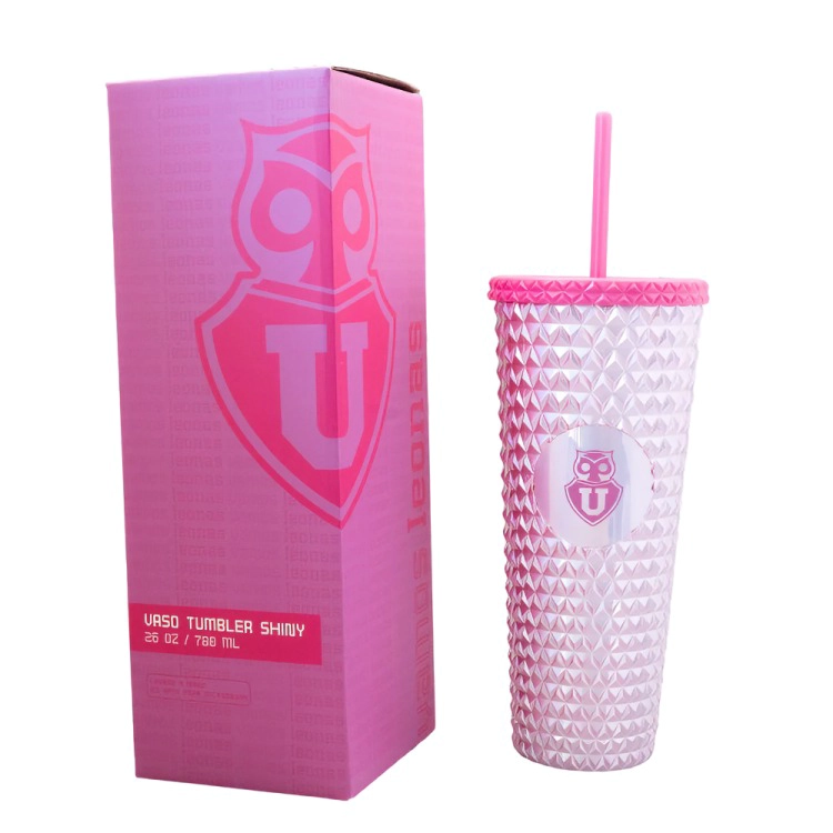 VASO TUMBLER SHINY PINK U DE CHILE - 4