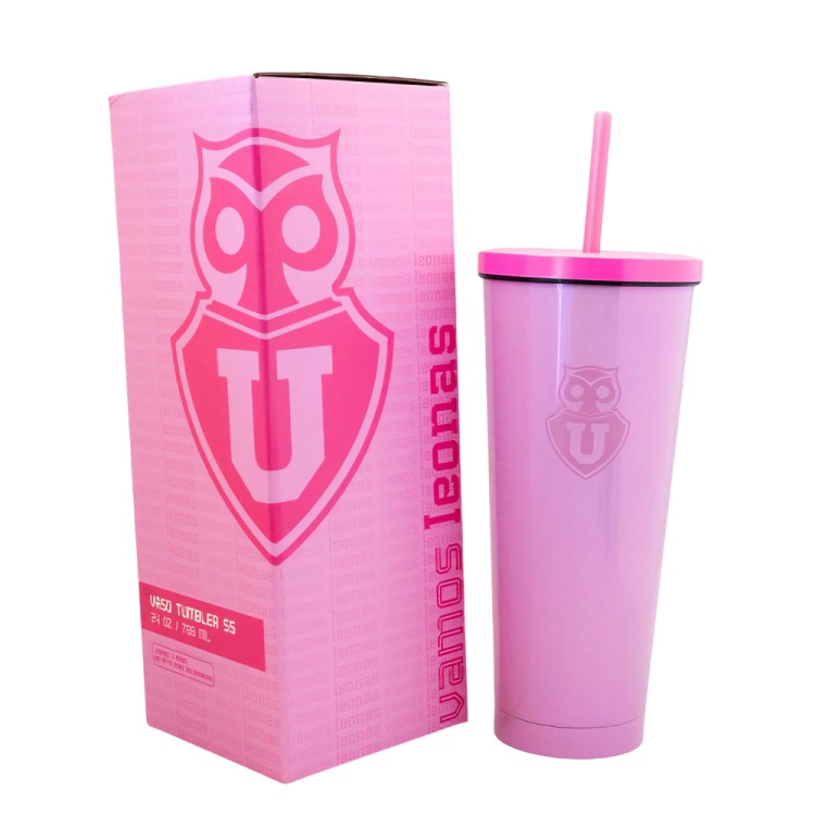 VASO TUMBLER PINK U DE CHILE - 4