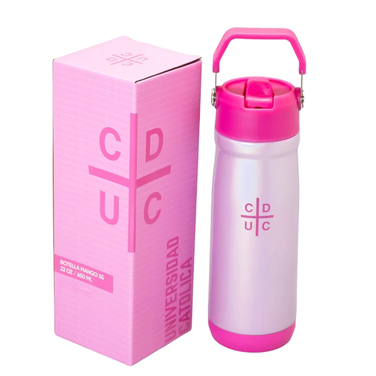 BOTELLA MANGO 650ML PINK U CATOLICA - 3