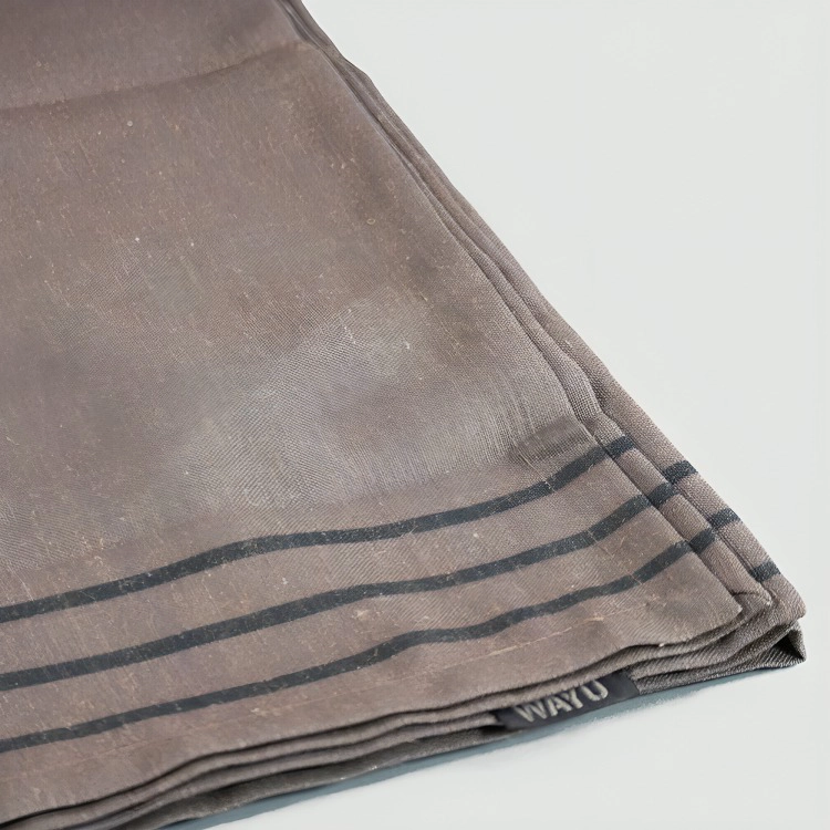 MANTEL RECTANGULAR 140 X 240CM GRIS LINO BLENDED WAYU - 2