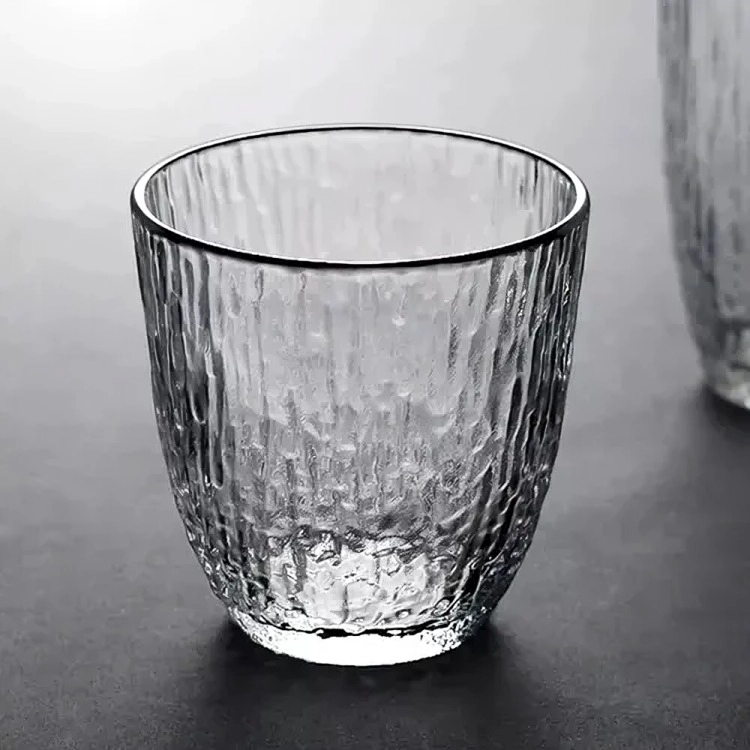SET 6 VASO DE VIDRIO 300ML MODERNO PARA AGUA, JUGOS Y BEBIDAS - 2