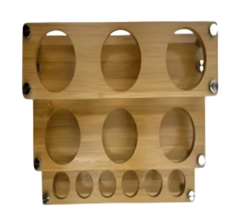 ORGANIZADOR DE ESPECIAS DE MADERA 3 NIVELES - 1