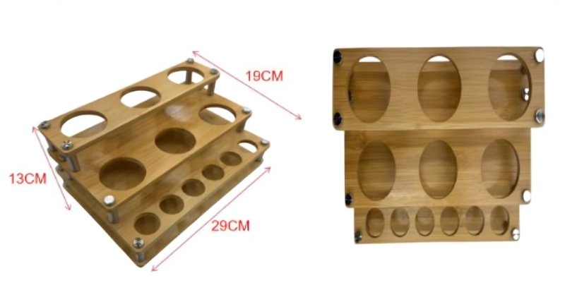 ORGANIZADOR DE ESPECIAS DE MADERA 3 NIVELES - 3