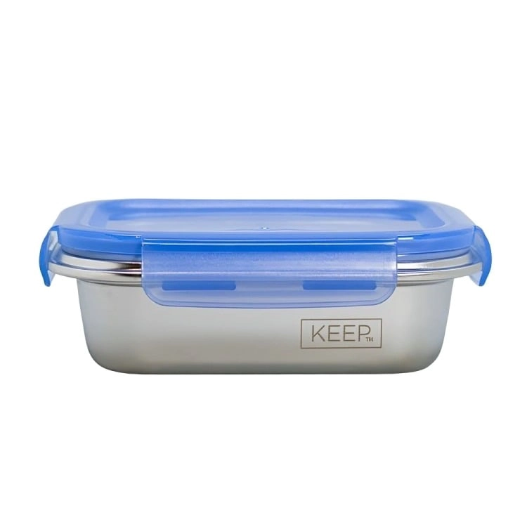 CONTENEDOR HERMETICOS METALICOS 650 ML KEEP, COLOR SURTIDOS 1 UN - 5