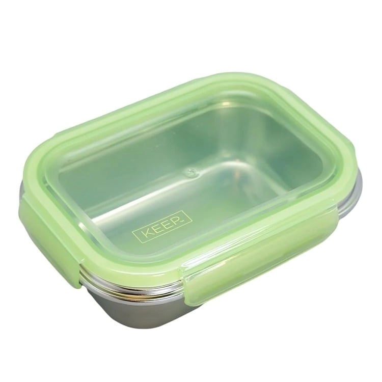 CONTENEDOR HERMETICOS METALICOS 1300 ML KEEP COLOR VERDE - 2