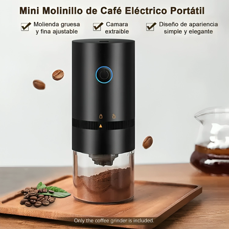 MOLEDOR DE GRANOS MOLINILLO ELECTRICO CAFE INALAMBRICO USB - 1