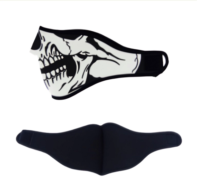 MASCARA PARA MOTO NEOPRENE CORTA - 2