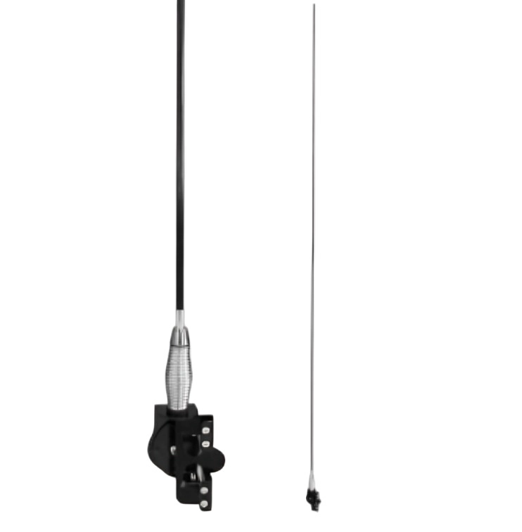 ANTENA LATIGO FLEXIBLE PARA AUTO 2 METROS CON BASE DE AGARRE - 3