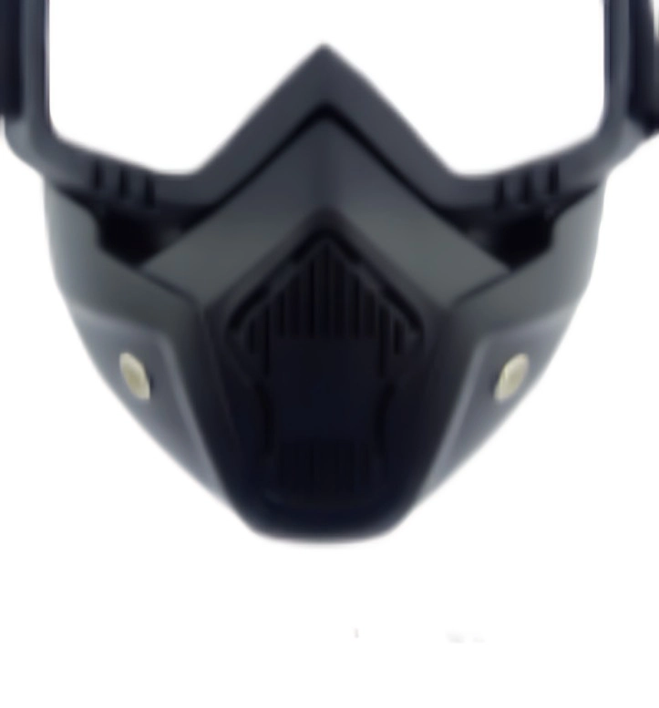 ANTIPARRA PARA MOTOCROSS CON MASCARA TRANSPARENTE - 3