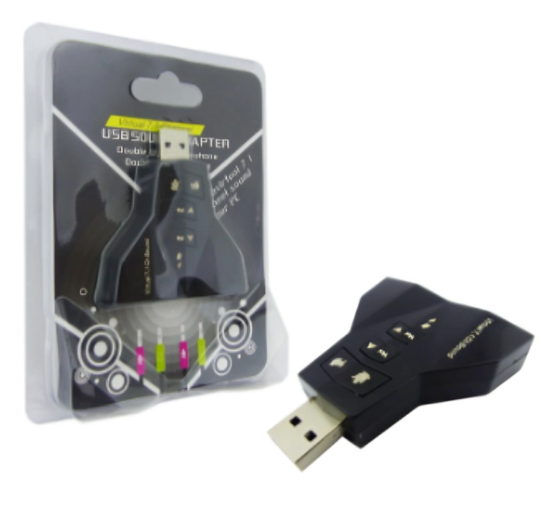 ADAPTADOR 7.1 AUDIO DOBLE A USB - 1