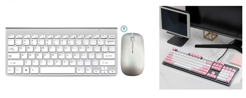 JUEGO DE TECLADO Y MOUSE INALAMBRICO USB WB1017 - 2