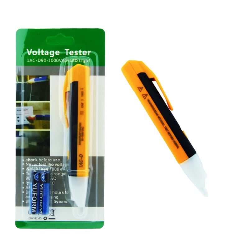 TESTER LAPIZ SENSOR Y SONIDO DETECTOR DE VOLTAJE 90-1000V C/LUZ 116797 - 2
