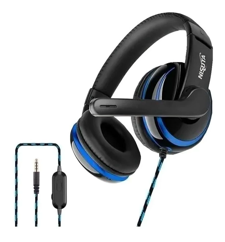 AUDIFONOS GAMING PS4 TIPO VINCHA Y MICROFONO 3.5MM COLORES OLG0120 - 2