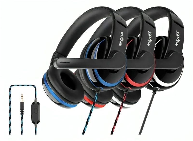 AUDIFONOS GAMING PS4 TIPO VINCHA Y MICROFONO 3.5MM COLORES OLG0120 - 3