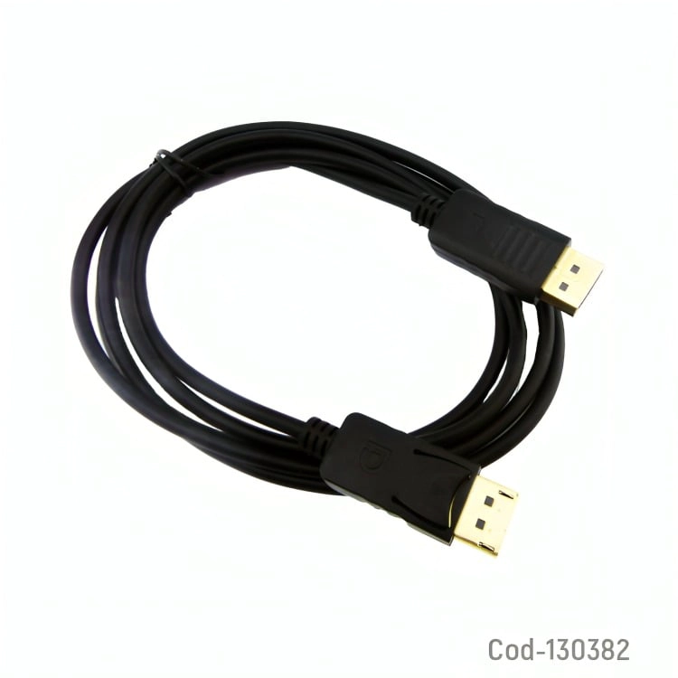 GENÉRICO CABLE DE DISPLAY PORT A DISPLAY PORT 1.8 METRO NEGRO