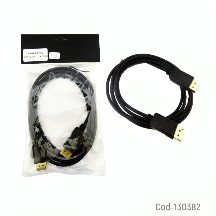 CABLE DE DISPLAY PORT A DISPLAY PORT 1.8 METRO NEGRO - 3