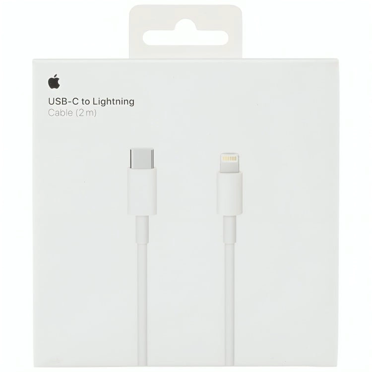 CABLE P/IPHONE A TYPE-C DATOS Y CARGA FAST CHARGE 1 M BLANCA - 3