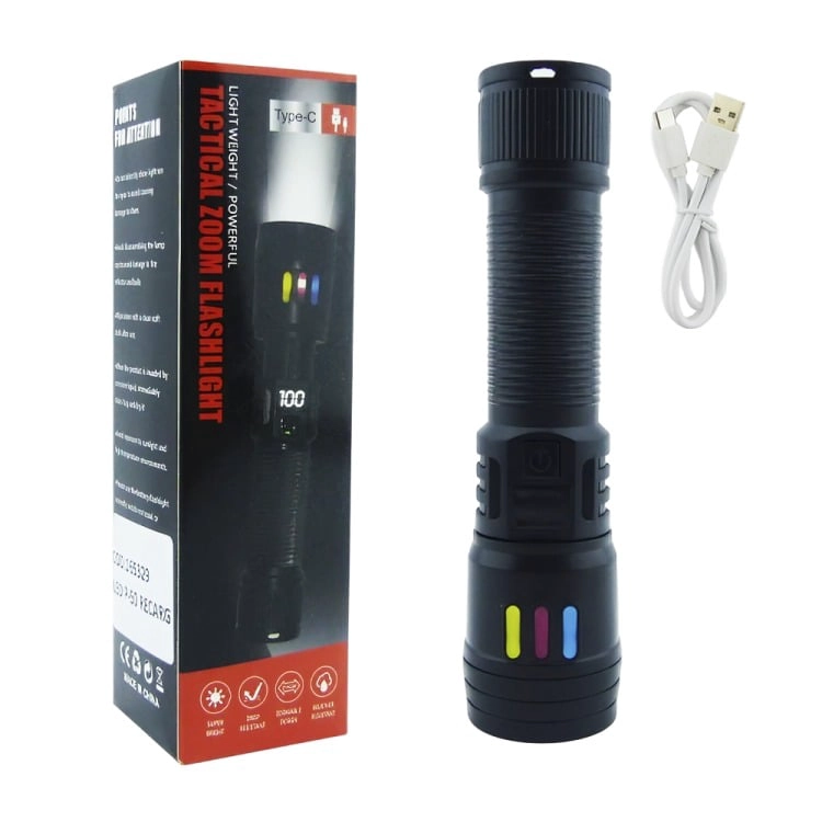 LINTERN TACTICA PVC INDICADOR DE CARGA RECARG - 1