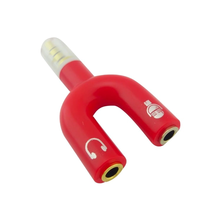 ADAPTADOR MICROFONO Y AUDIO JACK A PLUG - 1