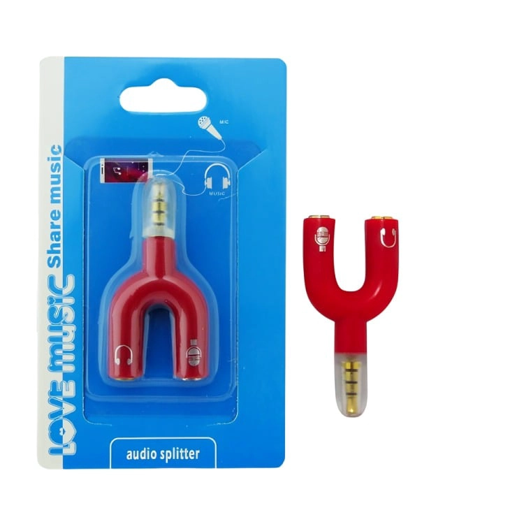 ADAPTADOR MICROFONO Y AUDIO JACK A PLUG - 2