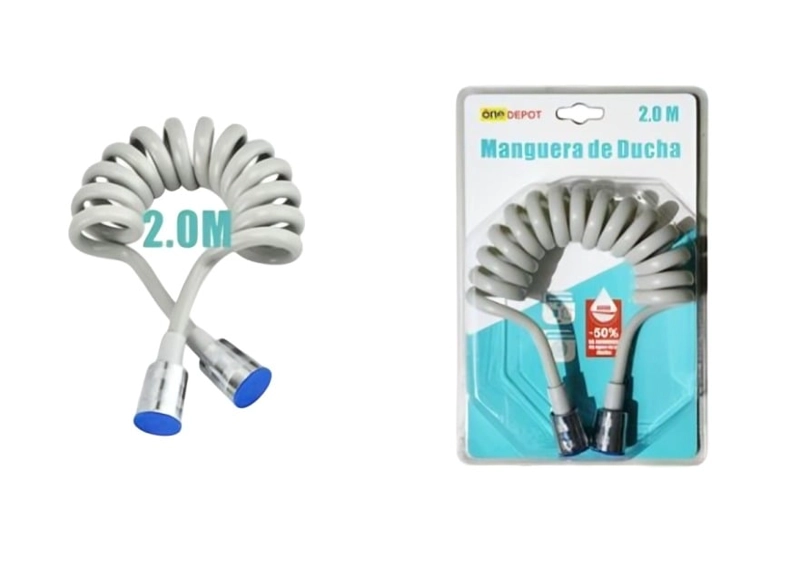 MANGUERA DE DUCHA TELESCOPICA FLEXIBLE PARA INODORO 2.0M XT1670 - 1