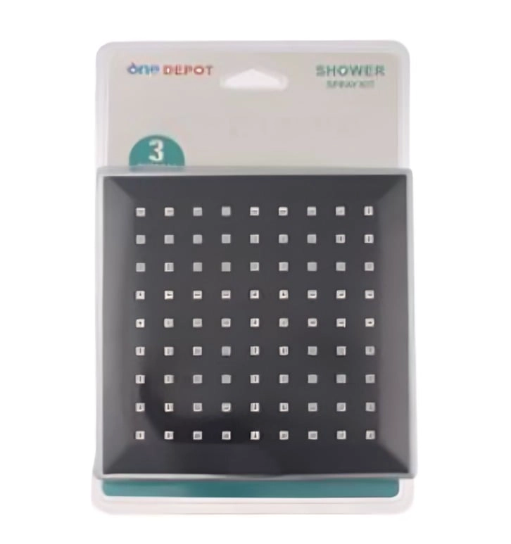 DUCHA REGADERA BAÑO ANTI-SARRO 15 CMS. CROMO ACABADO CROMADO YY1439 - 1