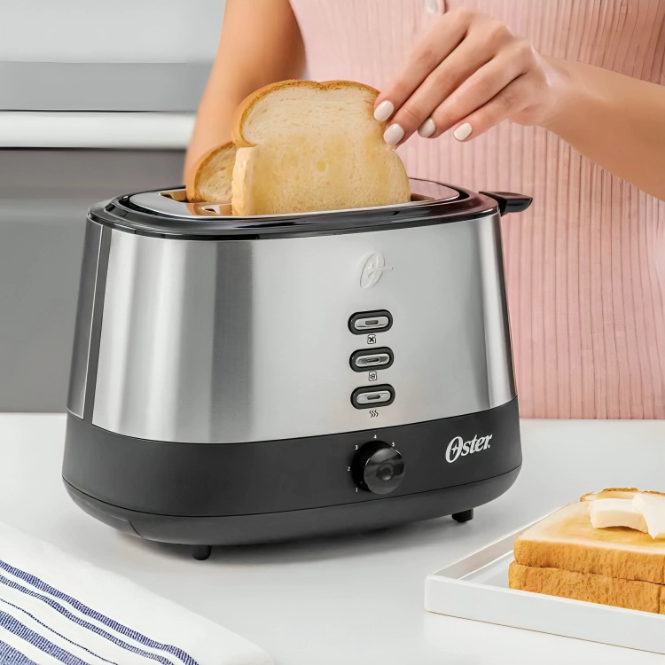TOSTADOR OSTER® 2 REBANADAS EN ACERO INOXIDABLE TSSTTR500 - 2