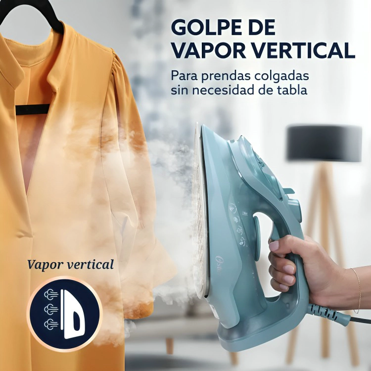 PLANCHA DE VAPOR GCSTAC7001 AEROGLIDE OSTER® 1600W  VERDE CLARO - 3