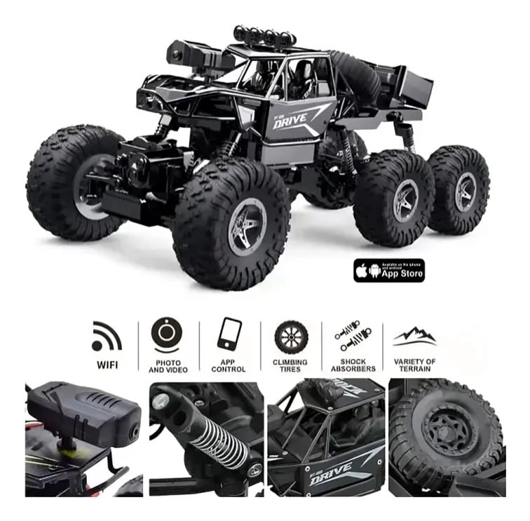 VEHICULO R/C TODOTERRENO 6WD 1:12 - 2
