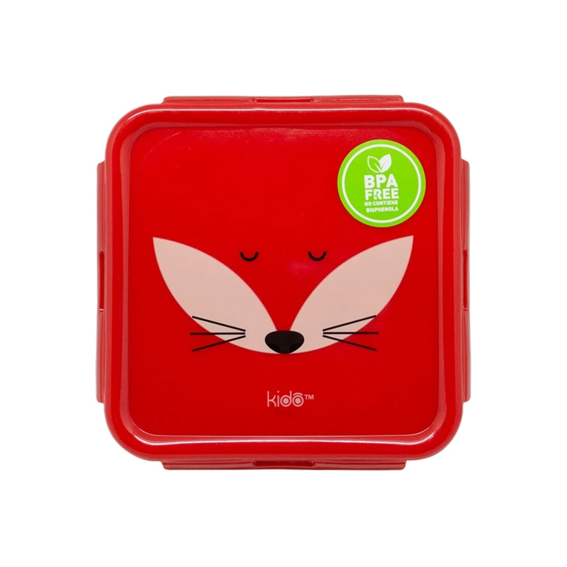 HERMETICO 500ML KIDO ANIMALS ROJO - 3