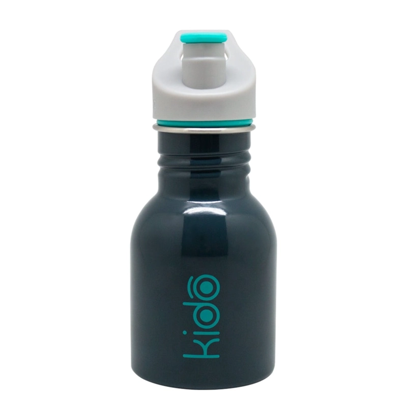 BOTELLA METALICA 335ML KEEP KIDO NEGRO - 2