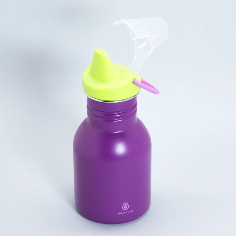 BOTELLA METALICA MANGO 355 ML KIDO MORADO - 2