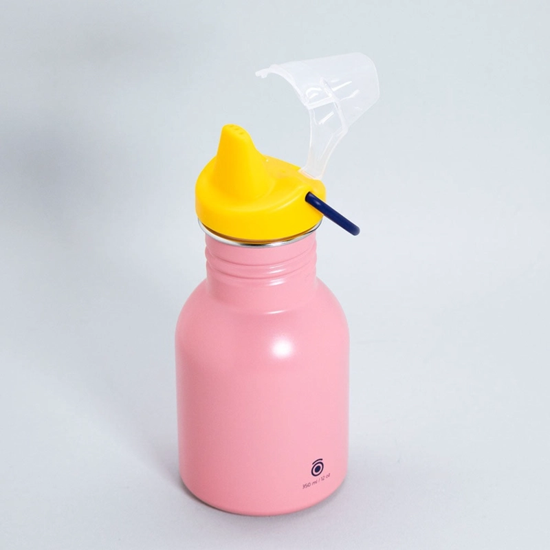 BOTELLA METALICA MANGO 355 ML KIDO ROSADO - 2