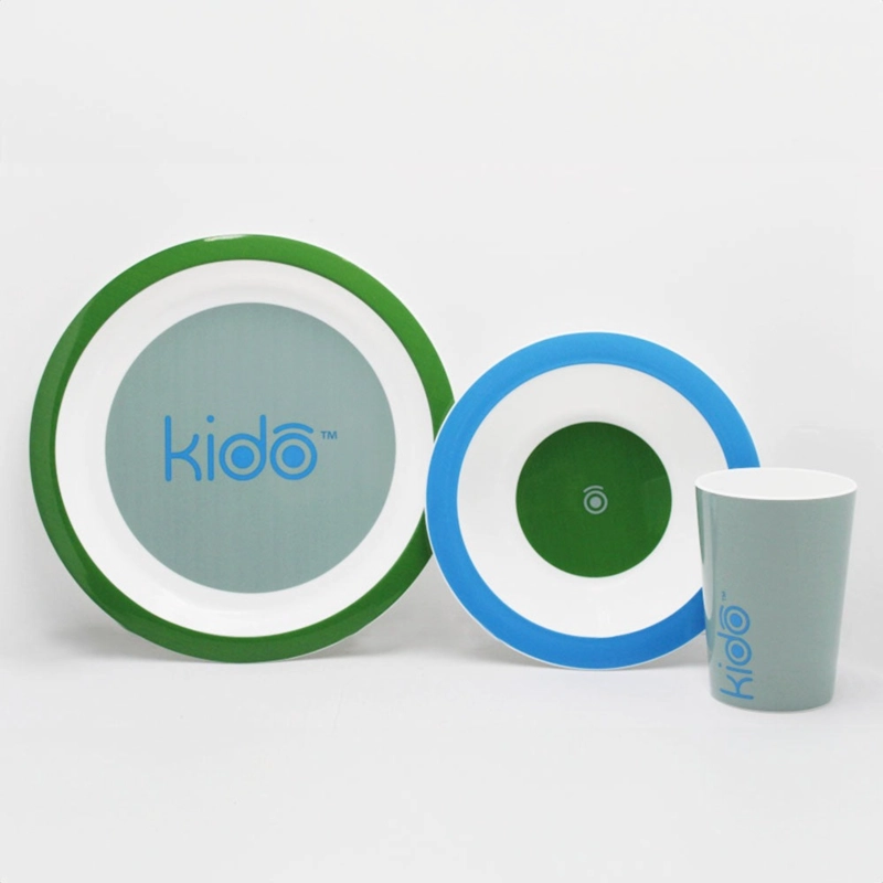 SET DESAYUNO 3 PCS KIDO GRIS - 1