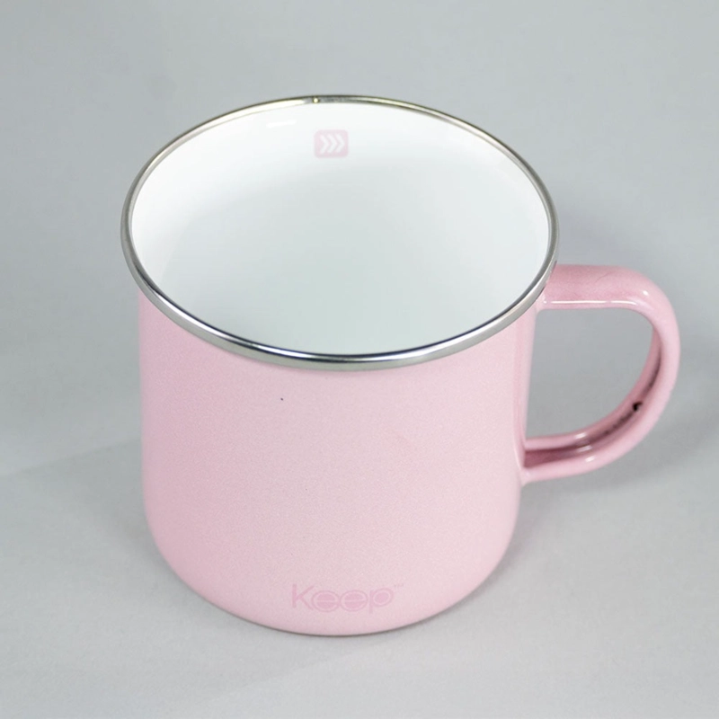 MUG METALICO 16OZ KEEP ROSADO - 2