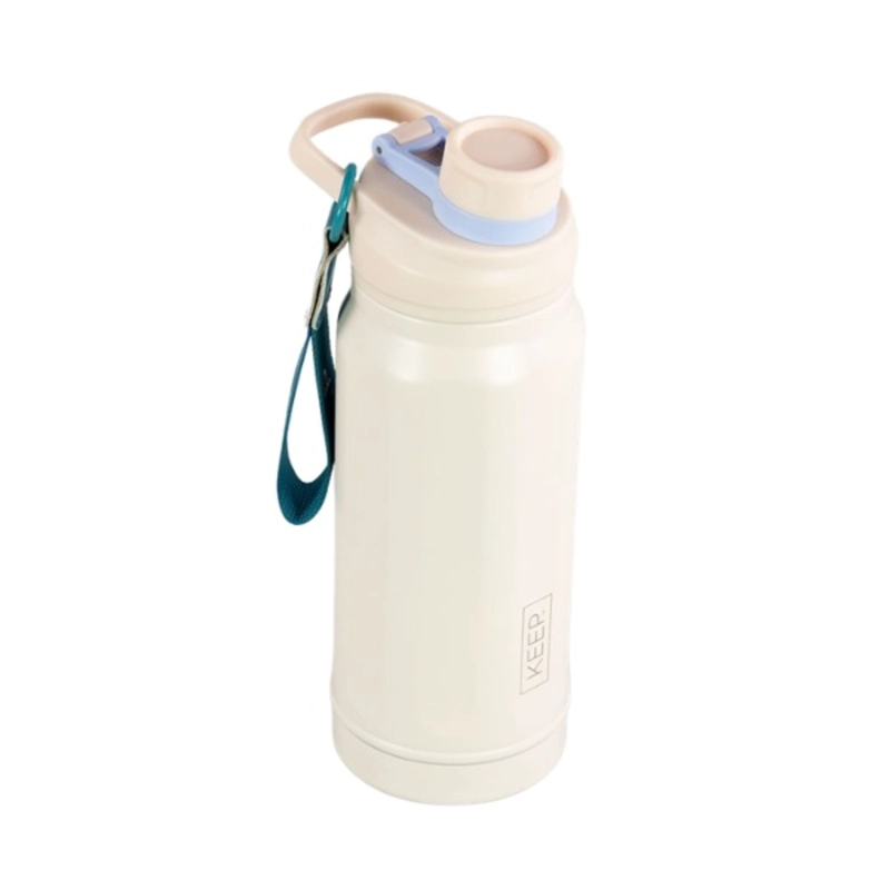 BOTELLA INSULADA STRAP 650ML FLASK KEEP BLANCO - 1