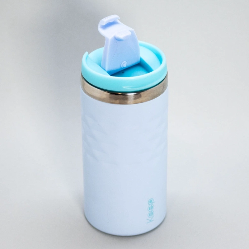 MUG DIAMOND DOBLE PARED 350ML KEEP CELESTE - 2