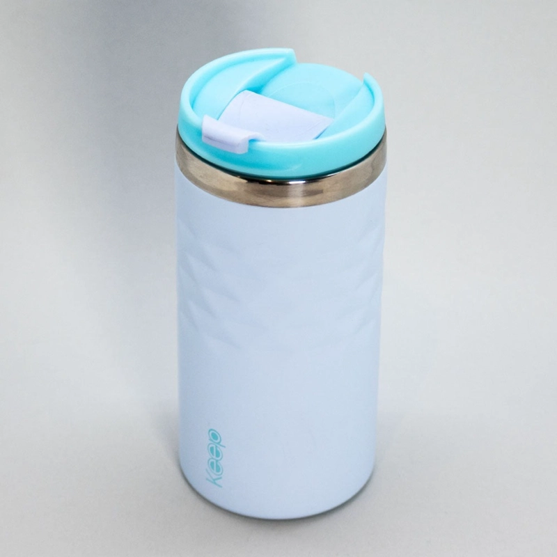 MUG DIAMOND DOBLE PARED 350ML KEEP CELESTE - 3