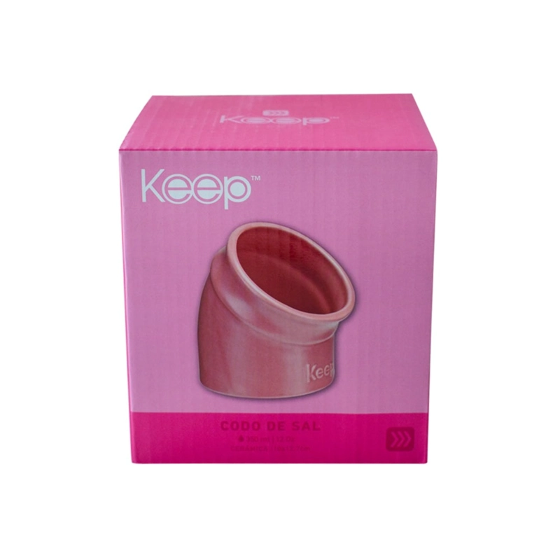 CODO CONTENEDOR  SAL KEEP ROSADO - 1