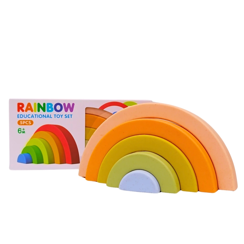 ARCOIRIS DE SILICONA MONTESSORI - 2
