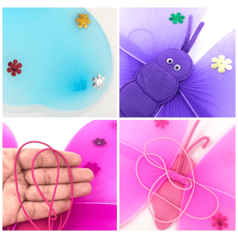 PACK X3 ALAS DE MARIPOSA – CONJUNTO ALA/VARITA FUCSIA - 4