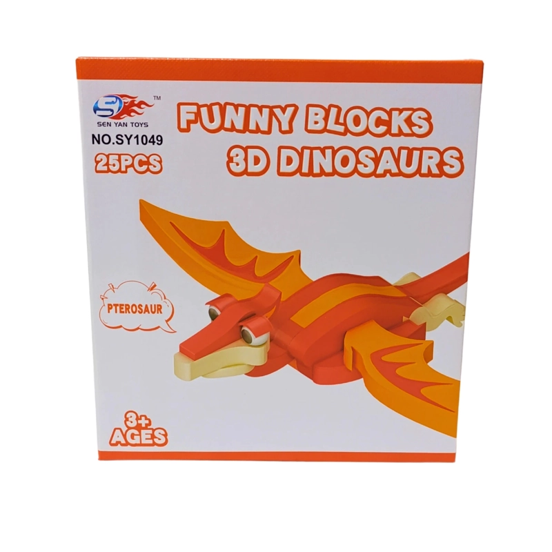 BLOQUES DE CONSTRUCCION EVA 3D PTEROSAUR (25PCS) - 3