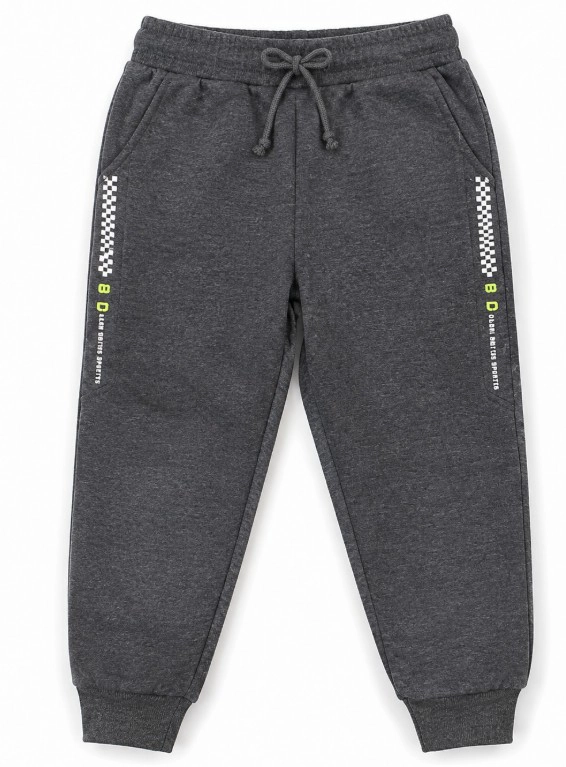 PANTALON JOGGER DEPORTIVO INFANTIL GRIS OSC CON BOLSILLOS TALLA 12 - 1