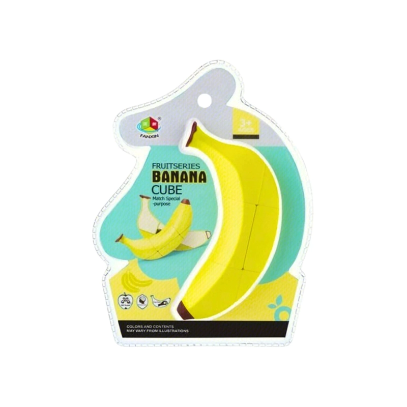 PACK X3 CUBO MAGICO 3D BANANA - 1