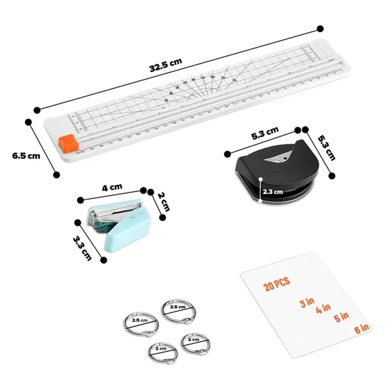TERMOLAMINADORA PLASTIFICADORA A4 +CORTADOR DE PAPEL + MICAS - 5