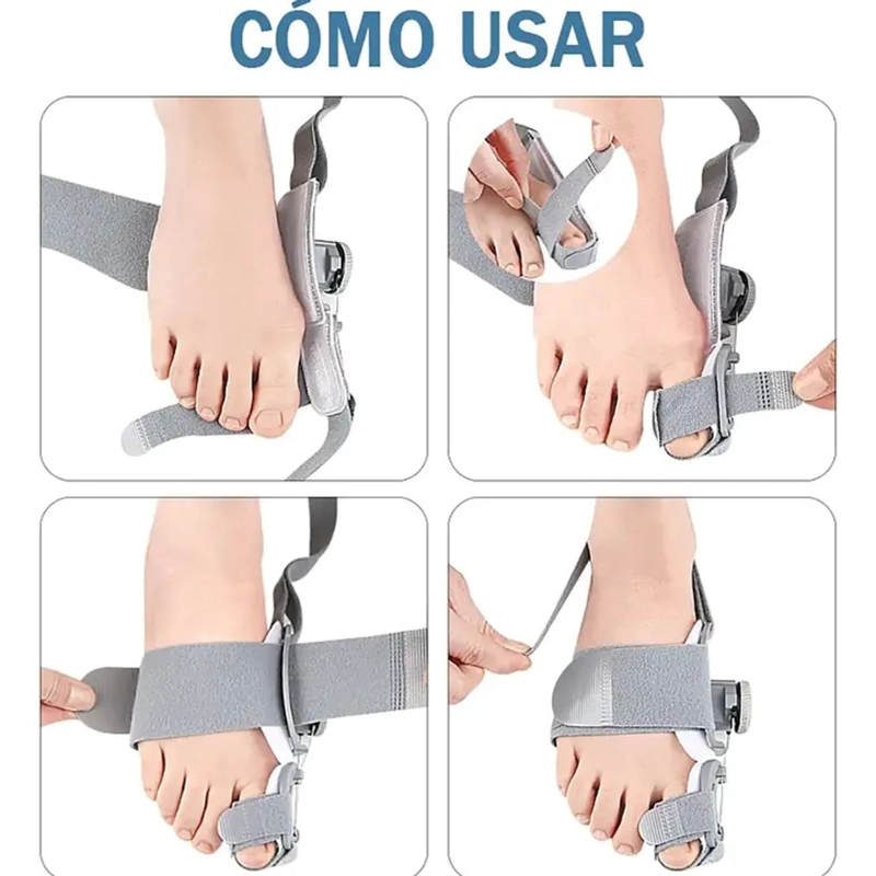 CORRECTOR DE JUANETES FERULA PERILLA AJUSTABLE ORTOPEDICA - 1