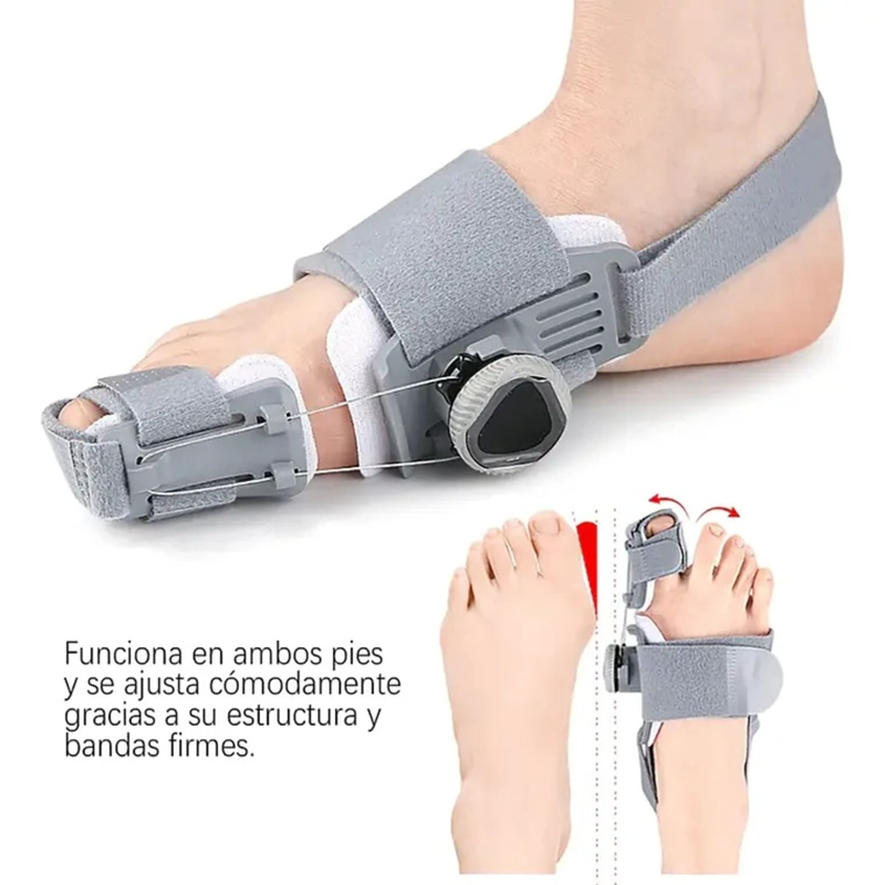 CORRECTOR DE JUANETES FERULA PERILLA AJUSTABLE ORTOPEDICA - 3