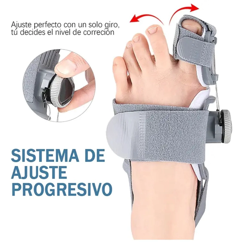 CORRECTOR DE JUANETES FERULA PERILLA AJUSTABLE ORTOPEDICA - 4