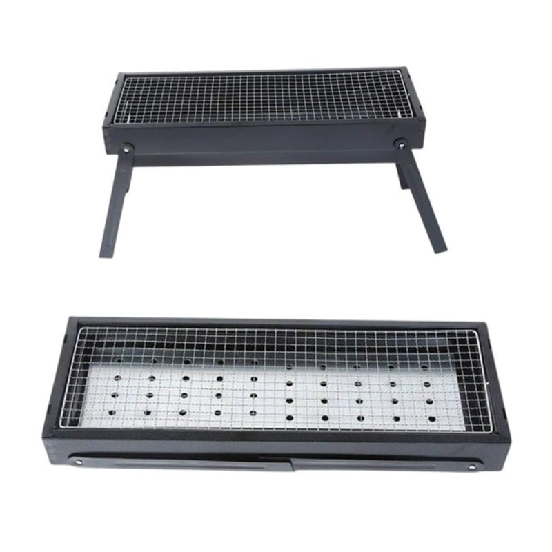 PARRILLA A CARBON PLEGABLE BARBACOA BBQ ASADOS PORTATIL - 2
