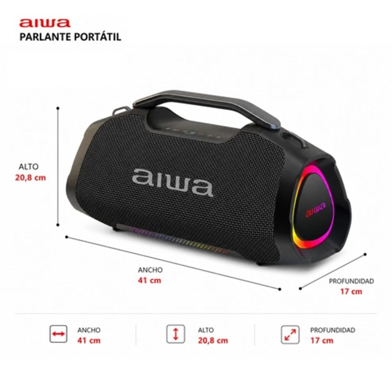 BOCINA BLUETOOTH PORTATIL AIWA AWA411 - 4